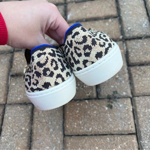 Rothy’s Women’s Retired Camo Cat Leopard Original Slip On Sneaker 6 - Picture 3 of 7